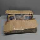 Kitstorack Laundry Basket Organizer, Laundry Hamper with Shelf & 2 Pull-Out Removable Bags, Dirty Clothes Hamper Organizer for Laundry Room Bathroom and Dorm, 2 x 11.8 gallons (44.5L) (Rustic Brown Black)