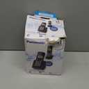 Panasonic Cordless Phone 2 Handsets System Expandable with Amber Backlit Display  KX-TGC352B (Black)