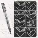 Silver Metallic Permanent Markers, 24 Pack Silver Metallic Marker Pens for Artist Illustration, Industrial Marking, DIY Crafts, Gift Card Making