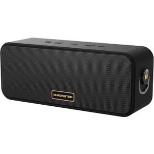 Monster S180 Bluetooth Speaker, 40W Wireless Speaker with 28H Playtime, Stereo Sound, Bluetooth 6.0, Support AUX, TF, Wireless Stereo Pairing, IPX6 Waterproof Speaker for Home, Outdoor