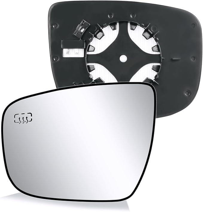 Driver Left Side Power Heated Mirror Glass Fit For Nissan Rogue 20142019, for Murano 201523, for Pathfinder 201719 Side View Mirror with Back Plate, Replace for 963664BA1A