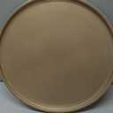 DN DECONATION Gold Tray, 14.76 Decorative Trays for Coffee Table, Farmhouse Tray, Round Wooden Trays for Living Room Decor (15")