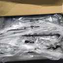 Storage Shelves - 3 Tier Shelf Organizer, Heavy Duty Garage Shelving Unit with Leveling Feet, Stable Metal Shelves Organizer for Pantry, Kitchen and Closet, 33.0" W x 12.6" D x 30.4" H, Black