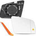 Passenger Side Blind Spot Mirror Compatible with Mercedes Benz A220 W176, B250 W264, C300 W204, E350 W212, S550 W221, GLA250 X156, GLK350 X204, Mercedes Benz A B C E S Class GLA GLK, Right Side