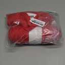 2 Pack T Shirt Yarn for Crocheting with 1 Crochet Hook, Elastic Tshirt Yarn for Crochet Bag/Baskets/Home Decor, Spaghetti Yarn Thick Knitting Yarn Total Length 130 Yds, Weight 14 Oz (Red)