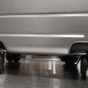 KYME Hardside Expandable Carry On Luggage 22x14x9 Airline Approved 20 Inch Hardshell Carry On Suitcase with Wheels TSA Lock Small Travel Rolling Luggage with Cup Holder for Women Men Silver