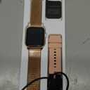 Smart Watch for Women Fitness Tracker: Gold Smart Watches for Women Digital Mens watches Make/Answer Call Waterproof Running Smartwatch Android Phone iPhone Samsung Compatible Heart Rate Monitor