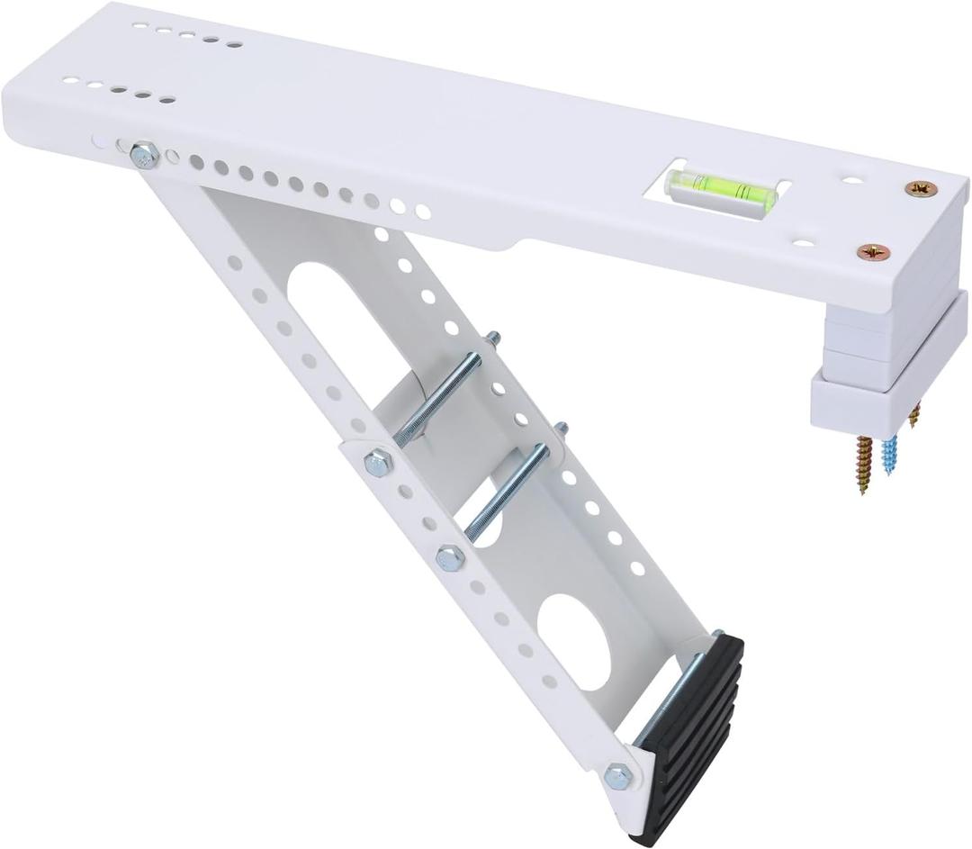 GNILLKO Window Air Conditioner Support Bracket, Support Up to 85 lbs, Universal for 5,000-12,000 BTU AC Units, Window AC Bracket Light Duty