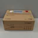 TCL Ceiling Fans with Lights, 52 Inch Low Profile Ceiling Fan with Light and Remote Control, Flush Mount, DC Reversible Motor, Noiseless, 6 Speeds Ceiling Fan for Bedroom (White)