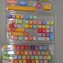 dagaladoo Cute Candy PBT Keycaps, Gunmy Bear MOA Keycaps DyeSublimation,Colorful Custom Keyboard Key caps Set for 100% 75% 65% 60% TKL US Layout Mechanical Keyboard