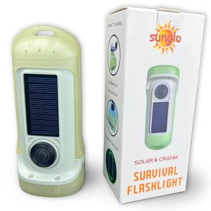 SunGlo Flashlight, White and Green (SG6)
