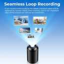 Small Wireless WiFi Bullet Camera,Mini Tiny Camera,HD1080P Video Recorder Live Feed,Tiny Portable Camera,Baby Monitor,Covert Nanny Cam with Auto Night Vision Detection,Cloud Storage,Loop Record APP