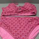 Herseas Women's O Ring Bikini Sets 2 Pieces Floral Print Swimsuits High Waisted Bathing Suits (Large)