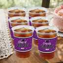 Labrostar 50Pcs Graduation Decorations 2026 Disposable Graduation Cups Congrats Grad Class of 2026 Decorations Graduation Party Supplies 16oz Pruple