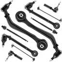 Front Lower Control Arm w/Ball Joint for Chevy Camaro 3.6L 6.2L 2010-2011, 6.2L V8 2012, 3.6L V6 2013-2015, Forward & Rearward, Sway Bar End Link, 10 Pcs Suspension Kit K621479 K621478 K621481