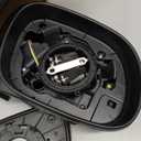 Right Passenger Side Mirror Compatible With 2014 2015 2016 2017 2018 2019 Kia Soul With Manual Folding Power Glass Turn Signal Light Black Replace#87620B2540(5Pins)