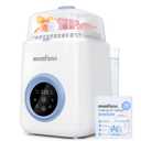 Baby Bottle Washer-19 Min Rapid Wash, Sterilizer and Dryer, All-in-One Cleaner, Bottles, Pump Parts & Baby Essentials for New Parents Gift, Replaces Hand Washing (Blue)