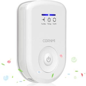 Air Purifiers Plug in Wall for Home, Small Odor EliminatorOzone Negative Ion Dual FunctionIonizer to Remove Smoke Pet Smell Portable Deodorizer Freshener Cleaner for Bedroom Bathroom Kitchen (White)