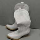 HISEA Rollda Cowboy Boots for Women, Cowgirl Boots, Comfortable Western Boots with Pointed Toe Stitched Embroidery for Country Concert Dancing Wedding Traveling Daily Outfits 8