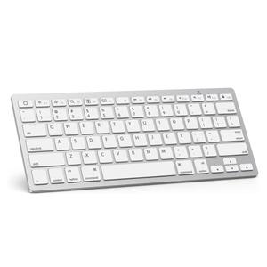 OMOTON Bluetooth Keyboard Compatible with iPad A16 11th 10th Generation, iPad 10.2 (9th/8th/7th), iPad Pro 13/12.9/11 inch, iPad Air/Mini and More iOS Devices, blue