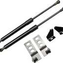 Lift Supports for Toyota RAV4 RAV 4 (XA50) 2018-2024 Front Bonnet Hood Modify Shock Dampers Spring Gas Struts Bar (2PCS) (Normal Black)
