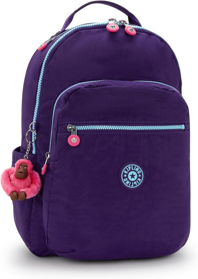 Kipling Women's Seoul Bts 15" Laptop Backpack, Durable, Roomy with Padded Shoulder Straps, Built-In Protective Sleeve, Medium