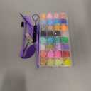 32 Colors Small Hair Rubber Bands with 16 Styling Tools, 2000 Pcs Elastic Girl Baby Hair Ties, Mini Bands with Elastic Cutter, Hair Accessories Xmas Stuff for Girls Baby Toddlers Kids