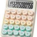 Mr. Pen- Mechanical Switch Calculator, 12Digits, Large LCD Display, Colorful Calculator Big Buttons (Creamy Citrus)