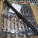 25 Panels No Dig Animal Barrier Fence, 32in(H) x 49ft(L) Garden Edging Border Fencing, Rustproof Metal Stakes Decorative Garden Fence, Dog Digging Defense Fencing Barrier for Outdoor, Yard, Patio