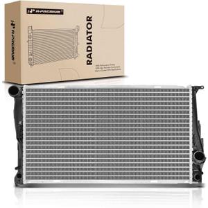 A-Premium Engine Coolant Radiator Assembly Compatible with BMW 135i 2008-2013, 135is 2013, 335i 2007-2011, X1 2013-2015, Z4 2012-2016, Automatic Transmission, Replace# 8012941, 17117547059