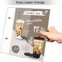Qilery 8 Pcs Acrylic Sign Holder Clear Display Stand Frame Table Top Slant Back Plastic Sign Holder Flyer Document for Menu Workers Teachers Office School Desktop (11 x 17 Inch)