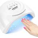JODSONE U V LED Nail Lamp with 30 Light Beads Nail Dryer for Gel Polish, Automatic Sensor 3 Timers Led Nail Light for Gel Nails (White)
