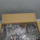 Corner Shower Caddy Tension Pole - 4 Tier Stainless Steel Rustproof Shower Corner Caddy for Bathtub Bathroom Shower Organizer Shelves Adjustable Pole 25-114.2 Inch Black