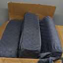 Vekkia Reading Pillow for Sitting in Bed Adult,Back Pillow for Sitting Up,Backrest Support Pillow with Arm Rest,Bed Chair Pillow with Big Pockets for Gaming,Watching TV in Floor,19in(Grace Grey)