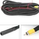 Tailgate Handle Backup Camera Rear View Compatible with 2009-2017 Dodge Ram 1500 2500 3500RCA Connector