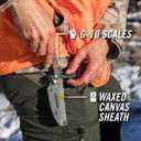 Gerber Gear Downwind Caper - Fixed Blade Knife with Sheath for Hunting Gear - Olive