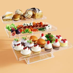 Upgraded Dessert Table Display Set, Acrylic Cupcake Buffet Dessert Risers Stands, Tier Serving Trays Holder for Weddings Baby Shower Tea Party Upgraded Dessert Table Display Set, Acrylic Cupcake Buffet Dessert Risers Stands, Tier Serving Trays Holder for Weddings Baby Shower Tea Party