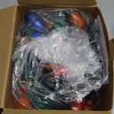 Brighttown 50 Christmas string lights, Blue, Green, Red