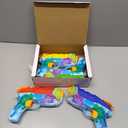 4 Pack Water Gun for Kids Adults, Watercolor Squirt Gun with Trigger, Long Range Water Pistol, Super Water Blaster Soaker Gun for Summer Outdoor Pool/Beach/Yard/Party Play