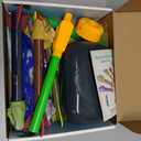 Gizzjoy Dinosaur Toy Rocket Launcher for Kids - Launch Up to 100 Ft, 4 Rockets, Outdoor Outside Toys for Kids, Dinosaur Toys, Birthday Gifts for 3 4 5 6 7 8-12 Year Old Boys Girls