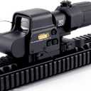 558 G33 Holographic Reflex Sight Scope with G33 3X Magnifier Combo Built-in Flip QD Mount, Red & Green Dot