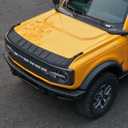 Hood Deflector Fit for Ford Bronco 4-Door & 2-Door 2021 2022 2023 2024 2025 2026, Flexible TPE Hood Protector, Trail Armor Hood Guard Shield Bug Deflector, Stone & Debris Guard