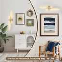 GLOTHOR Battery Operated Wall Sconce Set of 2, Dimmable Modern LED Wireless Wall Light with Remote Control, Sconce Wall Decor for Living Room, Hallway, Quick Install, No Electrician Required