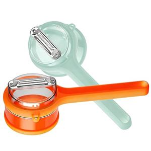 Vegetable Peeler with Container, Special Fruit Peeler with Catcher, Peeler with Storage for Kitchen, Box Storage Vegetable & Fruit Peeler for Potatoes, Apples, Carrots