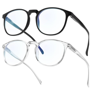 IBOANN Blue Light Glasses for Woman/Men, Fashion Blue Light Glasses Men, Fake Glasses Help Reduce Screen Fatigue