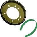 Drive Disc 240-394/04743700 Friction Whee for A-riens Most Friction Drive Snowblowers, Stens, Sna-pper, Troy-Bilt Friction Drive Rear Engine Riders 7600135 7600135YP 5-3103 42010 42012 42033