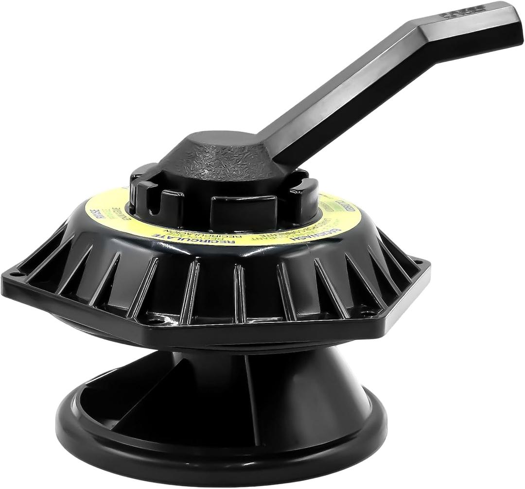 272531 Hi-Flow Multiport Top Valve with O-Ring Compatible with 6-Way 1-1/2 inch Hi-Flow Pool and Spa Multiport Valve, Replaces 262504, 262505, 262506 (Pack of 1)