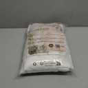 MYSKY HOME Floor to Ceiling Curtains 102 Inches White Sheer Window Drapes 2 Panel Sets Back Tab Draperies Linen Look Boho Fabric, Soft Cotton Blend Light Filtering for Living Room