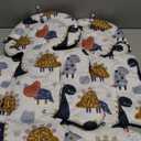 Infant Car Seat Insert, Enlarged Head Support For Baby Carseat, Reversible Newborn Insert With 3 Strap Covers, 2-in-1 Baby Car Seat Cushion for Stroller, Swing, Bouncer, Rocker, Pack of 2