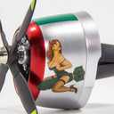 Varga Girl P-47 Air Freshener - Vintage Pin-Up Vent Clip & Car Accessories for Men, WWII Fighter Pilot Men's Car Accessory, Long Lasting Scent & Odor Eliminator for Car Interior